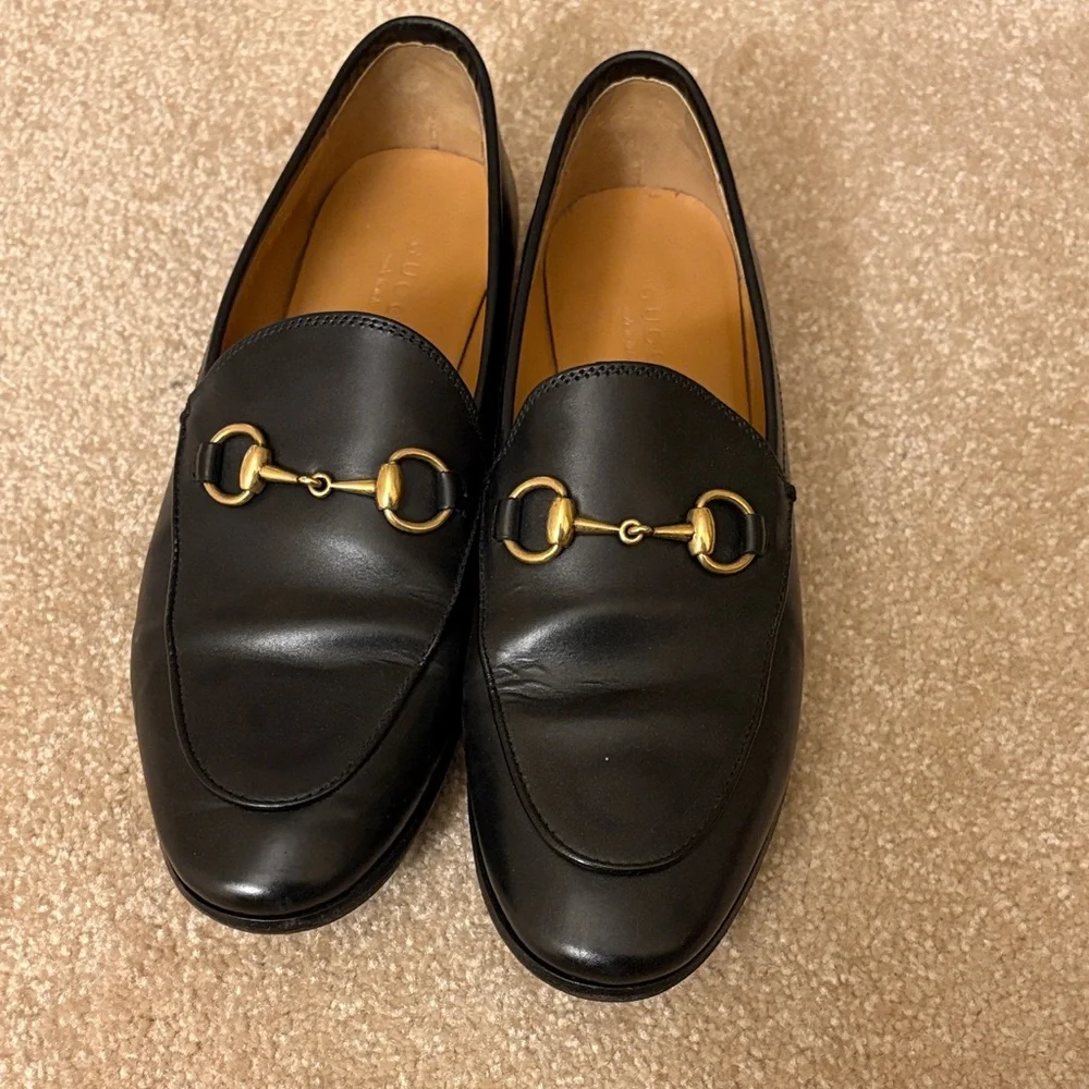 Gucci Jordaan Horsebit Loafers - Picture 3 of 8